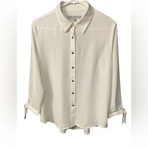 Marc New York Andrew Marc shirt long sleeve white size L